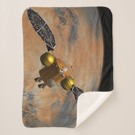Couverture Sherpa Un vaisseau Spacecraft Orbitant Mars. (Devant)