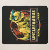 Couverture Sherpa Unclesaurus T rex Uncle Saurus Dinosaur (Devant (Horizontal))