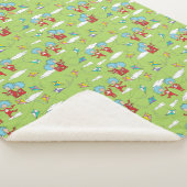 Couverture Sherpa Une chose deux Motif de cerfs-volants (3/4)