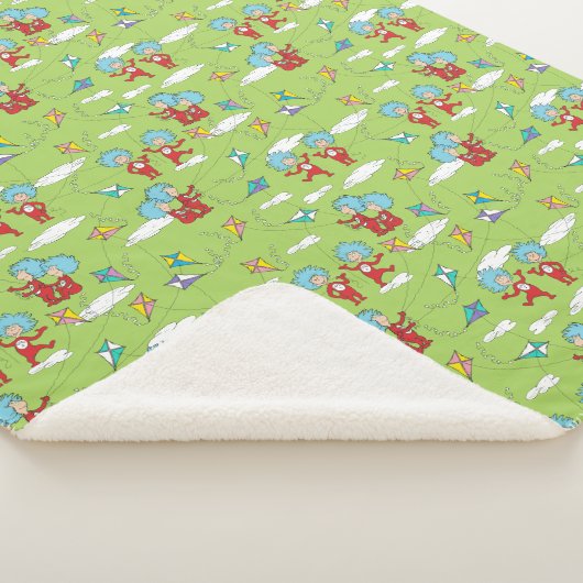 Couverture Sherpa Une chose deux Motif de cerfs-volants (3/4)