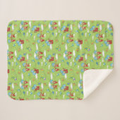 Couverture Sherpa Une chose deux Motif de cerfs-volants (Devant (Horizontal))