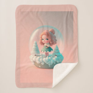 Couverture Sherpa Une drôle de petite poupée sur un nuage