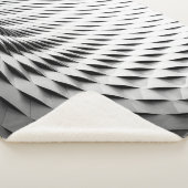 COUVERTURE SHERPA UNE FAÇADE COURVÉE COUVERTE DE LATICEWORK BLANC (3/4)