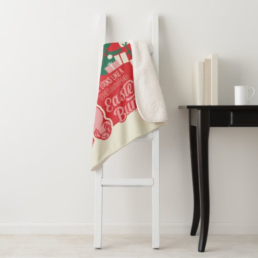 Couverture Sherpa Une histoire de Noël | Lapin De Pâques Dérangé (En situation)