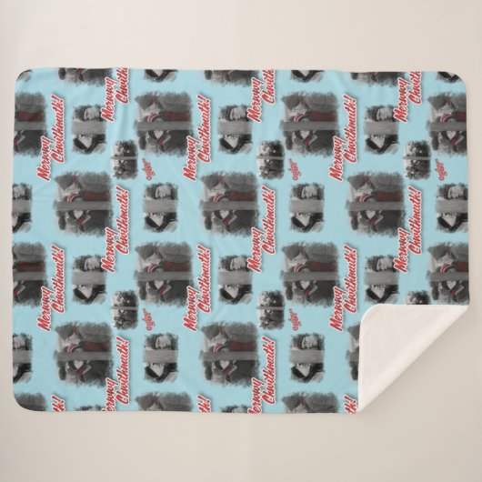 Couverture Sherpa Une histoire de Noël | Merry Chwithmuth Motif (Devant (Horizontal))