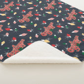 Couverture Sherpa Une histoire de Noël | Motif des lumières de Noël (3/4)