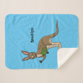 Couverture Sherpa Une jolie illustration de kangourou australien (Devant (Horizontal))