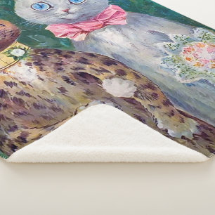 Couverture Sherpa Une paire heureuse   Louis Wain  