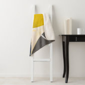 Couverture Sherpa Une Peinture Aquarelle Moderniste Abstraite. (En situation)