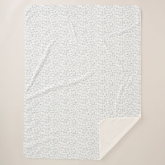 Couverture Sherpa Une surface entièrement blanche et sans fonctionna (Devant)