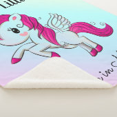 Couverture Sherpa Unicorne (3/4)