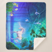 Couverture Sherpa Unicorne (Devant)