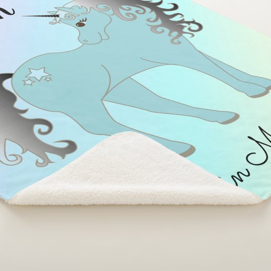 Couverture Sherpa Unicorne (3/4)