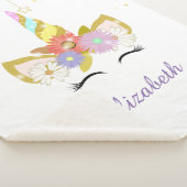 Couverture Sherpa Unicorne Blanches Sherpa (3/4)