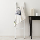 Couverture Sherpa Unicorne en fleurs (En situation)