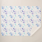 Couverture Sherpa Unicorne magique (Devant (Horizontal))