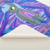 Couverture Sherpa Unicorne pour enfants - I Love Unicorns (3/4)