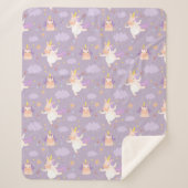 Couverture Sherpa Unicornes (Devant)