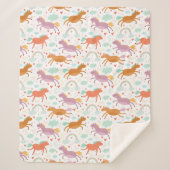 Couverture Sherpa Unicornes (Devant)