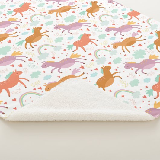 Couverture Sherpa Unicornes (3/4)