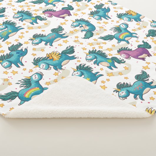 Couverture Sherpa Unicornes (3/4)