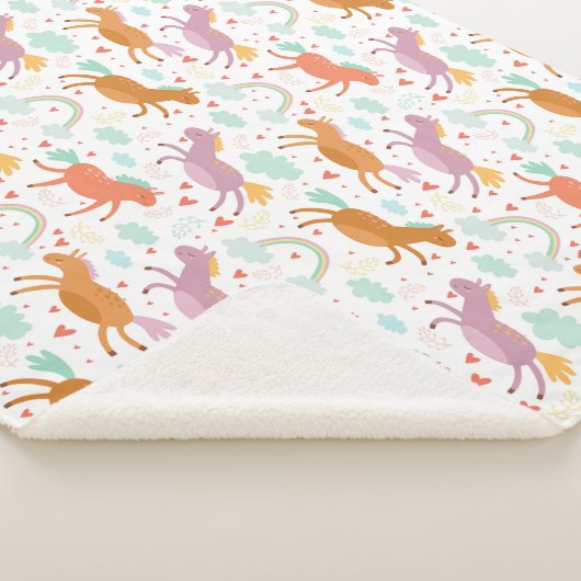 Couverture Sherpa Unicornes (3/4)