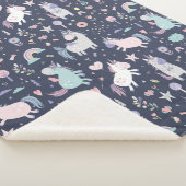 Couverture Sherpa Unicornes Sherpa Blanket (3/4)