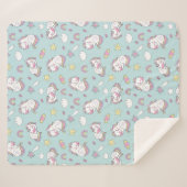 Couverture Sherpa Unicornes Sherpa Blanket (Devant (Horizontal))