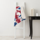 Couverture Sherpa Union Jack Liquid Art (En situation)