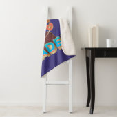 Couverture Sherpa Unique à la licorne "I’m a Leader" Design (En situation)