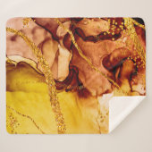 Couverture Sherpa Unique creativity. Art&Gold. Inspired by the Sky. (Devant (Horizontal))