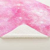 Couverture Sherpa Univers de galaxie rose (3/4)