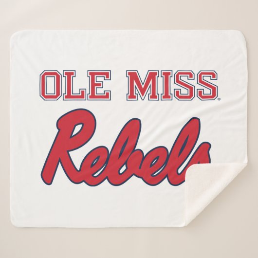 Couverture Sherpa Université du Mississippi | Ole Miss Rebels (Devant (Horizontal))
