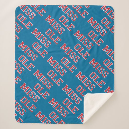 Couverture Sherpa Université du Mississippi | Ole Miss Wordmark (Devant)