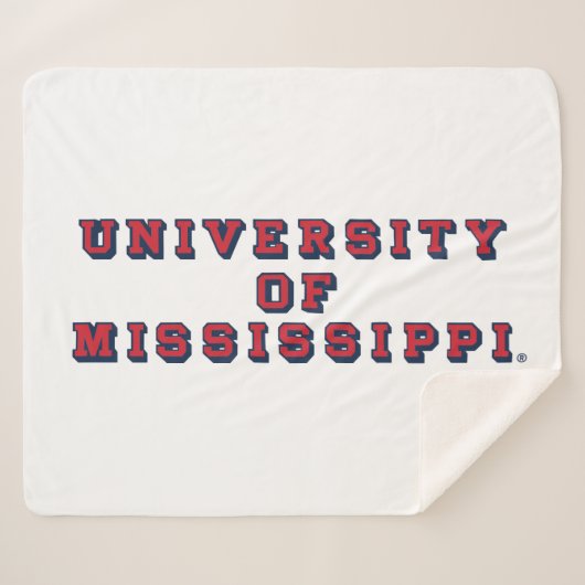Couverture Sherpa Université du Mississippi | Type de bloc (Devant (Horizontal))