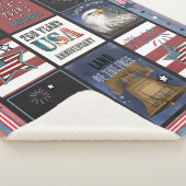 Couverture Sherpa US 250 American Icons Premium Grid  (3/4)