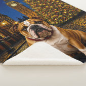 Couverture Sherpa Vacances Bouledogue  (3/4)