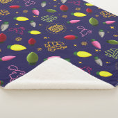 Couverture Sherpa Vacances de Noël | Motif de vacances (3/4)