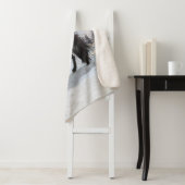 Couverture Sherpa Vacances d'hiver 2024 Cheval friésien (En situation)