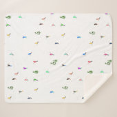 Couverture Sherpa Vacances Skieurs Alpins Illustration (Devant (Horizontal))