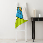 Couverture Sherpa Vache avec signe (En situation)