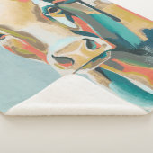 Couverture Sherpa Vache colorée (3/4)