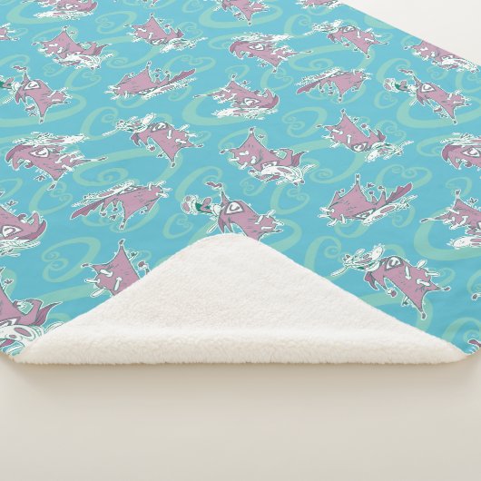 Couverture Sherpa Vache et poulet Super Vache Motif (3/4)