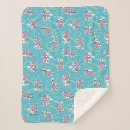 Couverture Sherpa Vache et poulet Super Vache Motif (Devant)