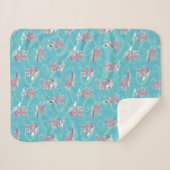 Couverture Sherpa Vache et poulet Super Vache Motif (Devant (Horizontal))