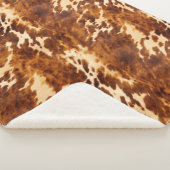 Couverture Sherpa Vachette Brown (3/4)