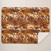 Couverture Sherpa Vachette Brown (Devant (Horizontal))