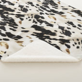 Couverture Sherpa Vachette noire blanche sud-ouest (3/4)