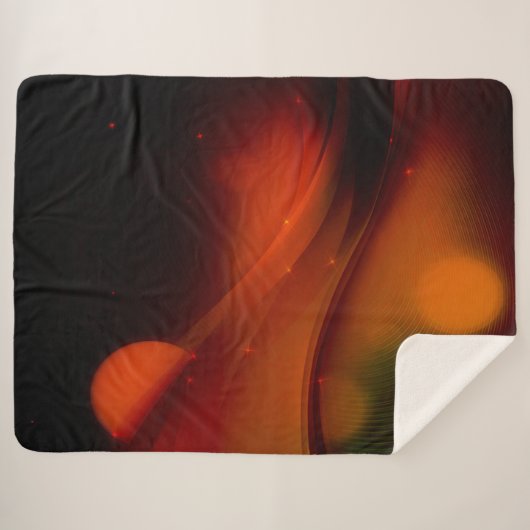 Couverture Sherpa Vague de feu (Devant (Horizontal))