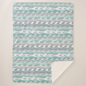 Couverture Sherpa vagues (Devant)